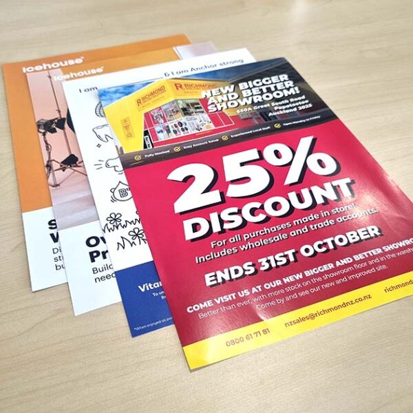 A4 Flyer Printing Auckland