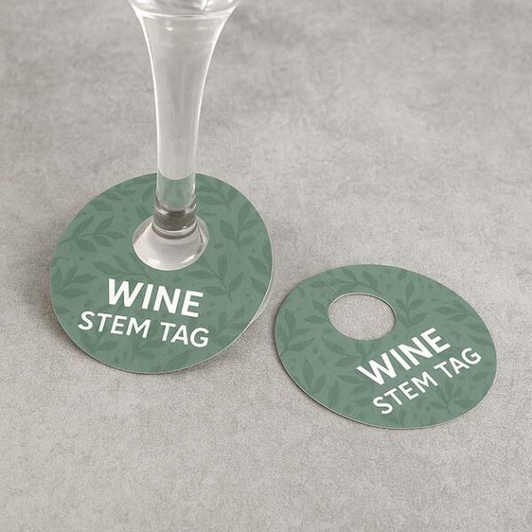 Wine Glass Tags
