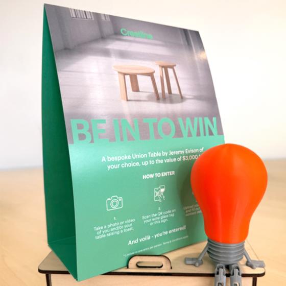 A5 Portrait Tent Card - No Tape